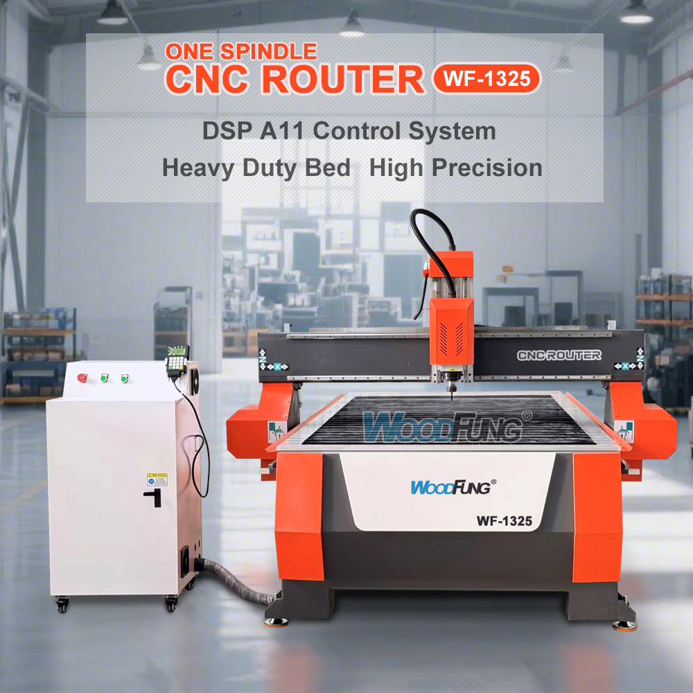WF-1325 CNC Router Machine – 1300×2500mm Woodworking CNC with Single ...
